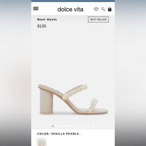 Dolce Vita Pearl Heels